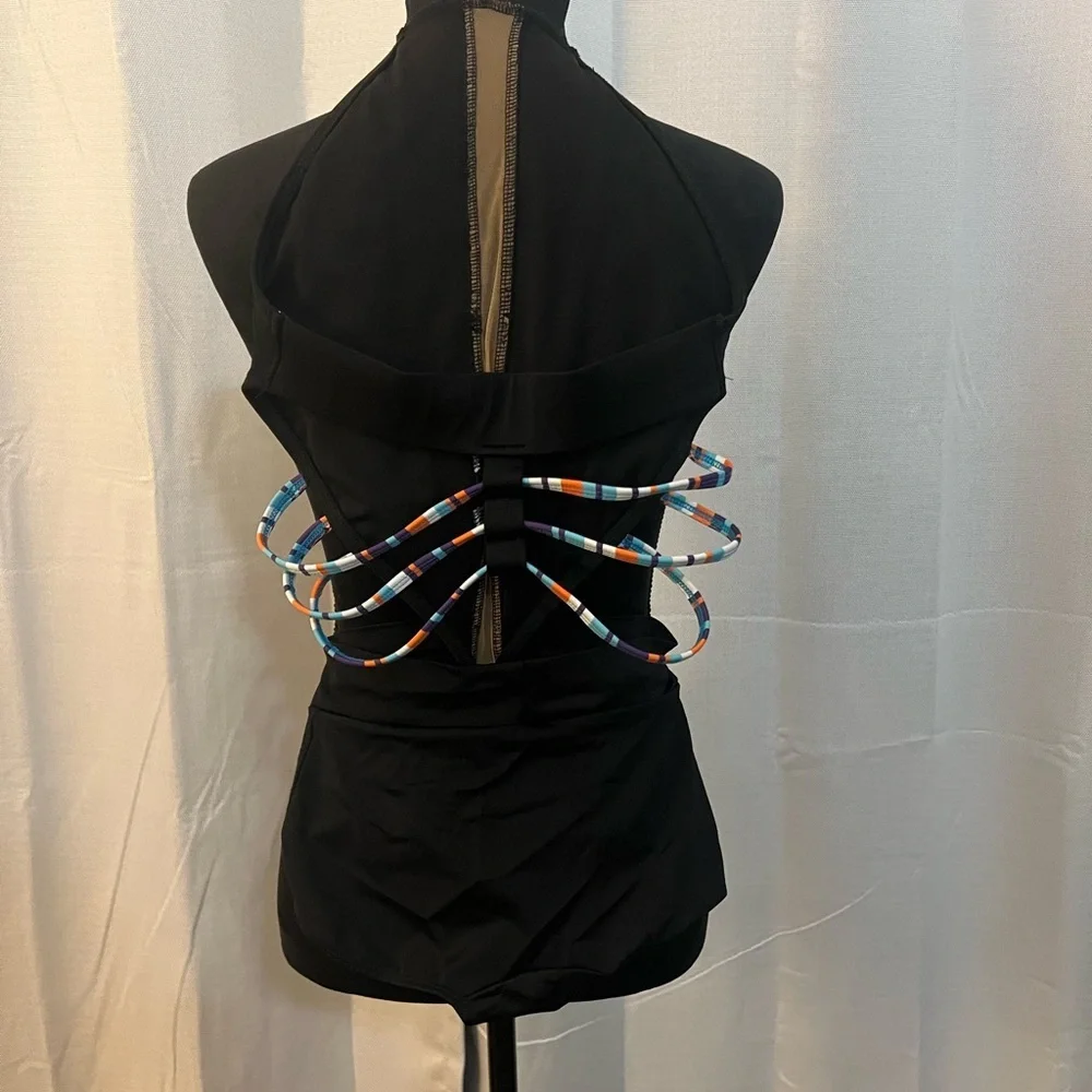 Crystal Couture Halter Top w/ Swarovski
Rhinestones & Multi-Color Straps Size AS - Picture 5 of 5
